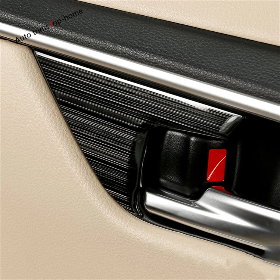 

Stainless Steel Interior Door Handle Bowl Panel Sequin Cover Trim For TOYOTA RAV4 RAV 4 XA50 2019 2020 2021 - 2024 Accessories