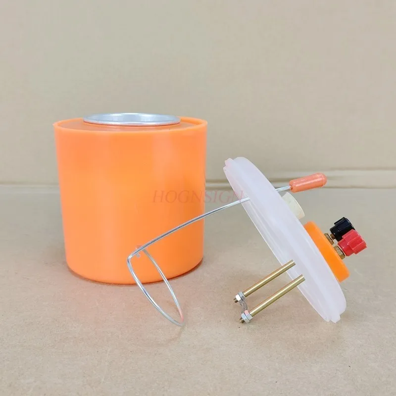The specific heat experiment equipment of the electric heat heater, the electric heat equivalent object, the junior high school