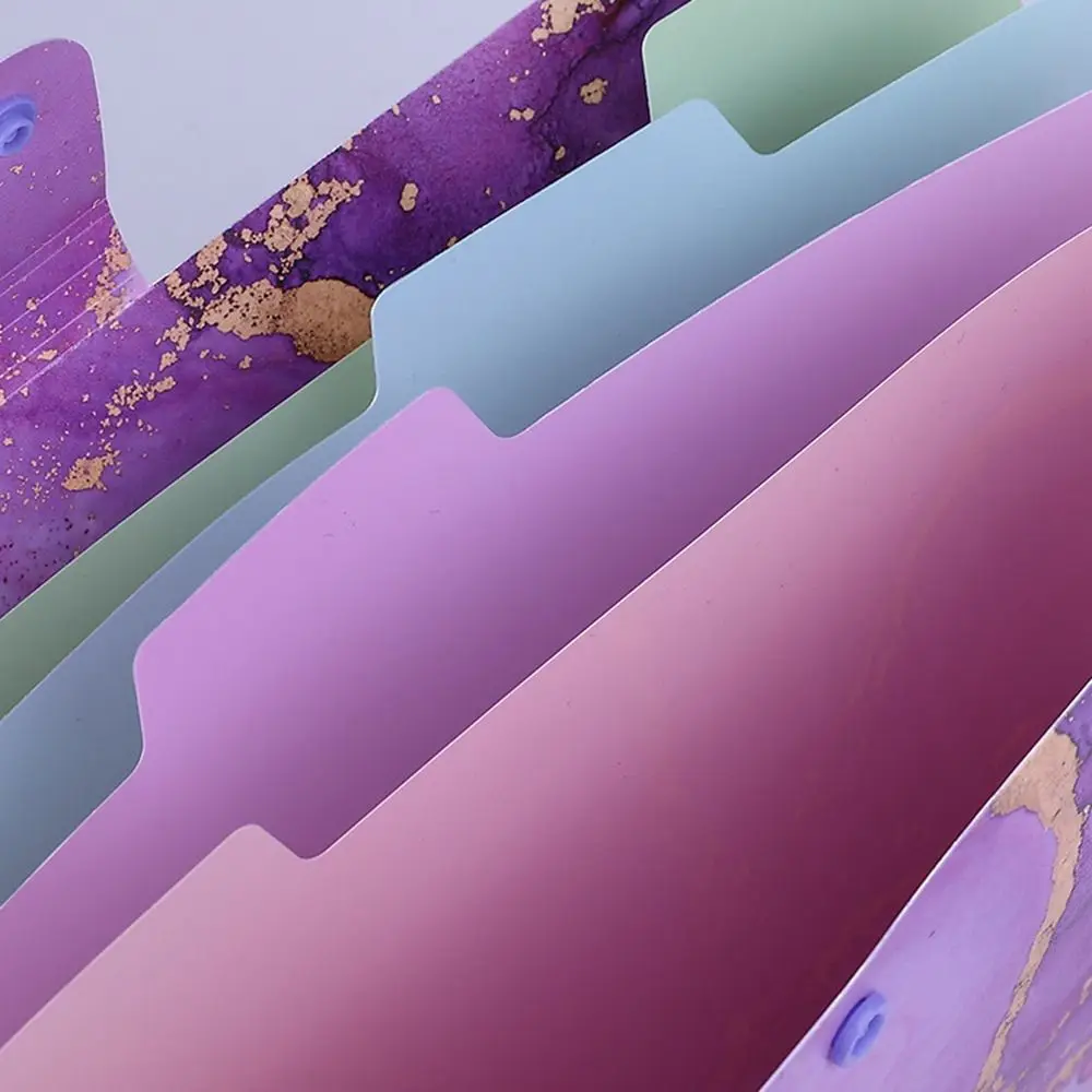 Multi Layered Document File Folder Paintings Collection Book Archives Bag Binder Contract Clamp School Office Business Supplies