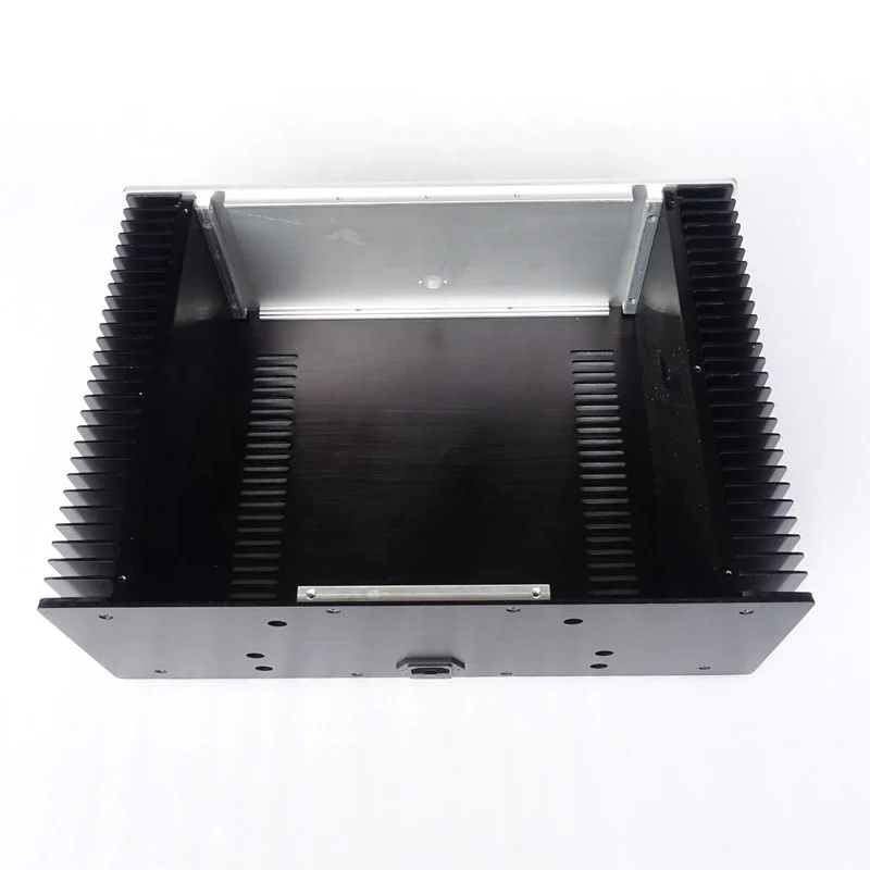 BZ4315B Factory Supply Classic Audio Aluminum Enclosure With Double Radiator OEM Power Amplifier Smart Equipment