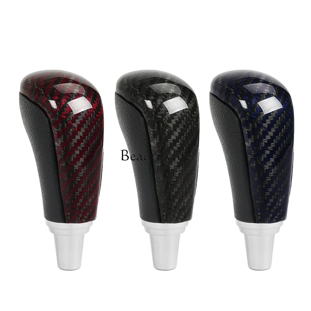 

Car modification accessories Carbon fiber shift handle gear head gear head