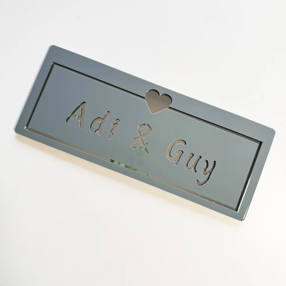 

MD Acrylic Door Plate Customized 3D Laser Cutting Icon House Number Letter Family Name for Shop Home Apartment Hotel Restaurant