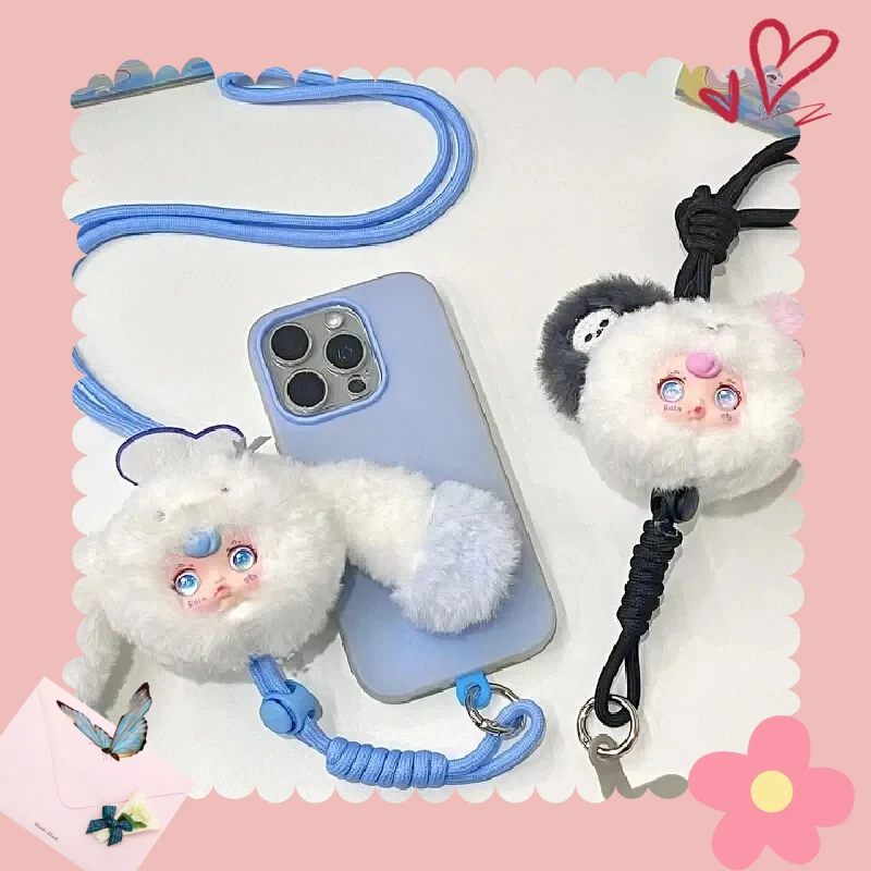 新しいユミ・スナウト・スロータイム・モバイルロープ・ブラインドボックス・トイ・フォンロープ・ぬいぐるみ・キュートな小さなウサギのドール・ペンダント・キーホルダー・ミステリーガールギフト