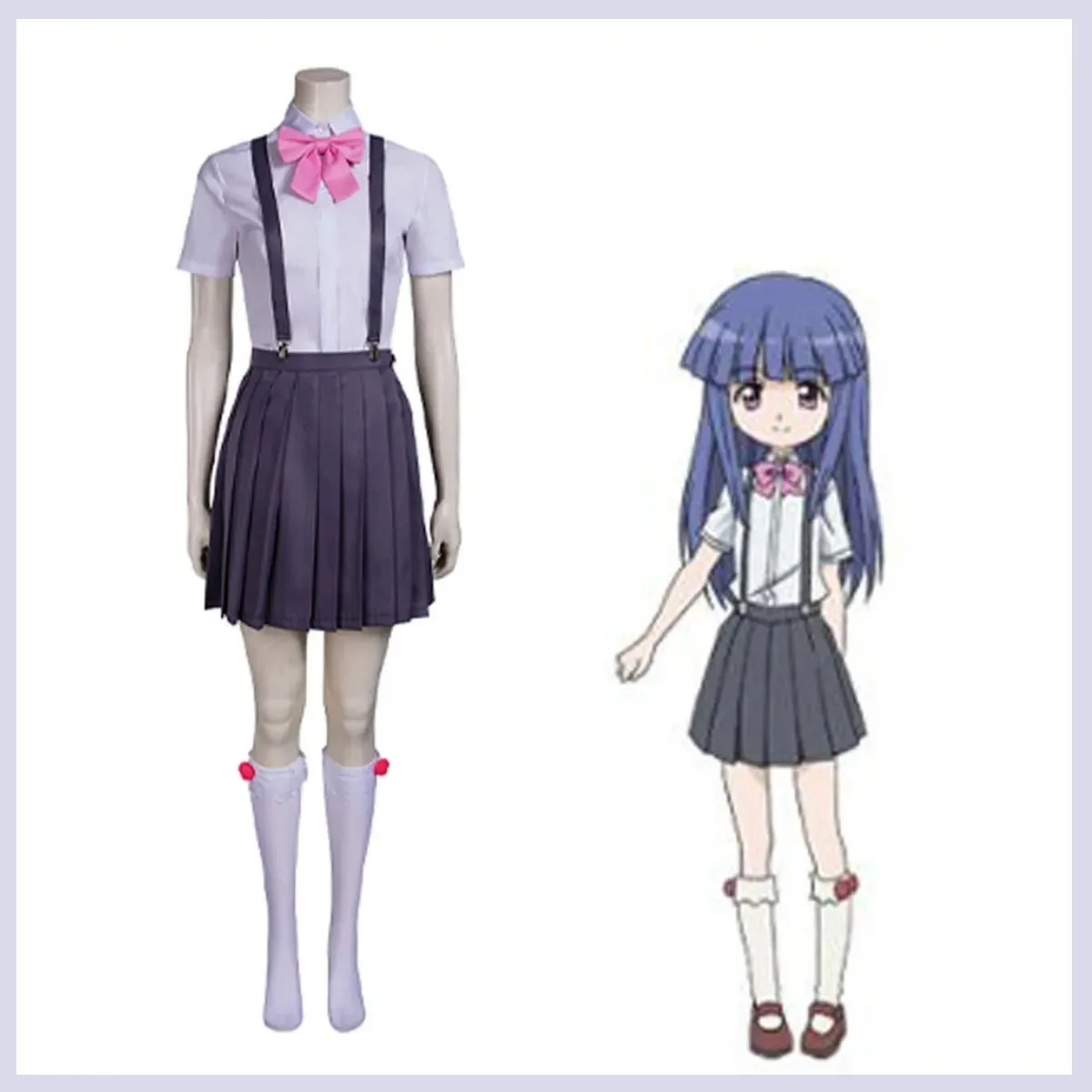 أزياء تنكرية أنيمي هيغوراشي عندما يبكون ريوغو رينا سونوزاكي ميون فورود ريكا هوجو ساتوكو فستان موحد بدلة كاواي للسيدات