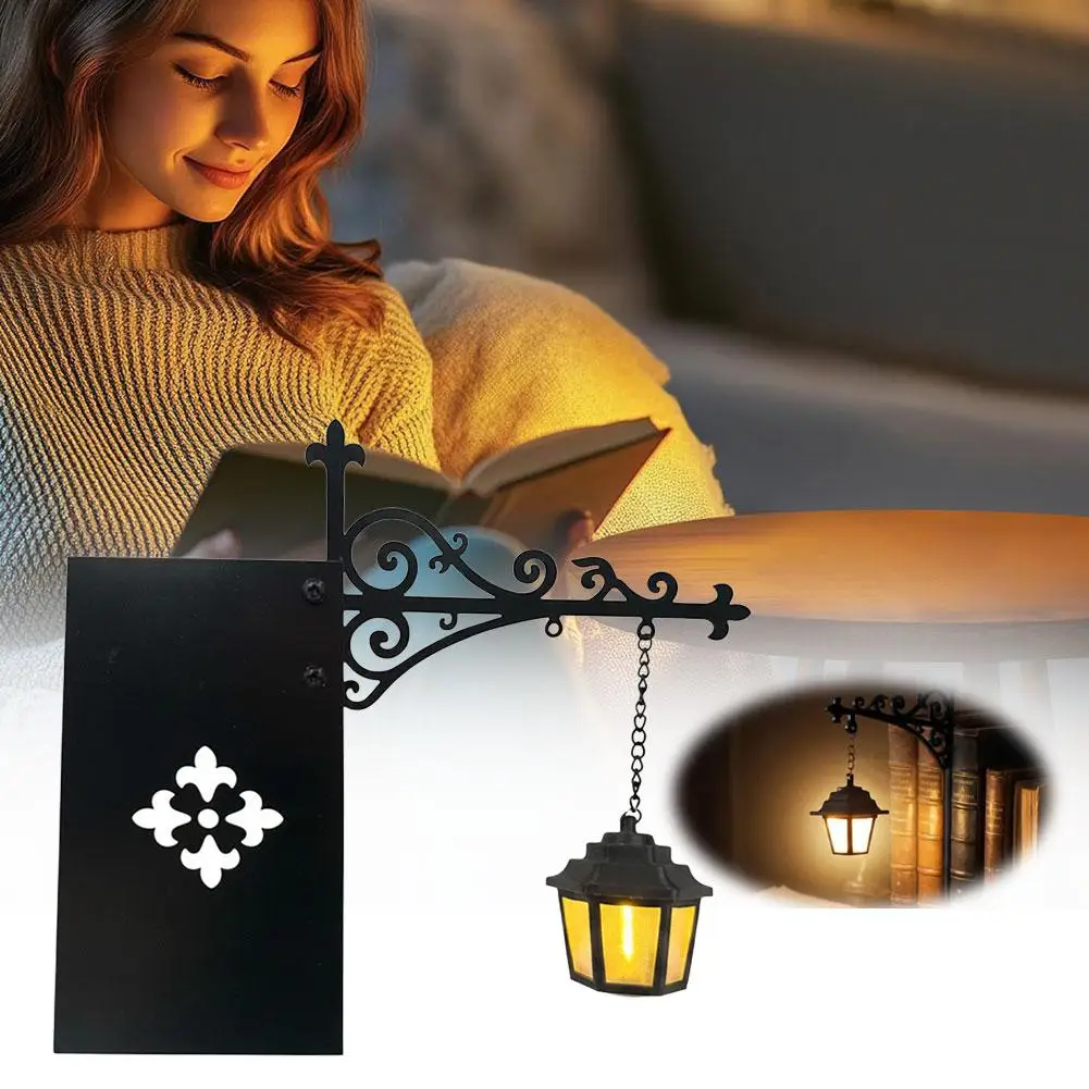 Library Lantern-Decorative Bookshelf Reading Bookshelf Light Retro Reading Nook LED Night Light Home Decoration
