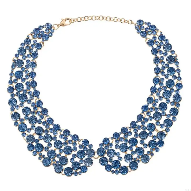 2026 New Delicate Rhinestones Collar Necklace Secure Fastening Evening Dress Jewelry Gift
