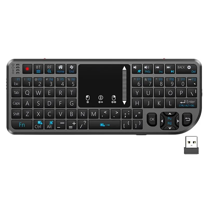New--T808 Mini Keyboard Wireless Bluetooth Touchpad Mouse