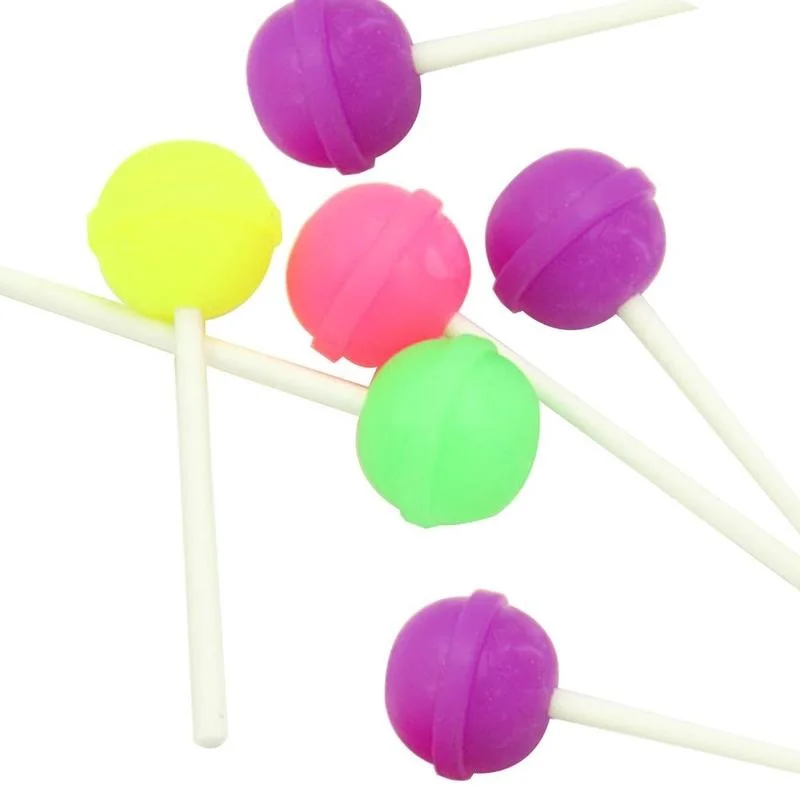 6 Pcs Lytwtw's Stationery Lovely Cute Kawaii Pretty Candy Lollipop Rubber Eraser School Novelty Kids Gift Supplies