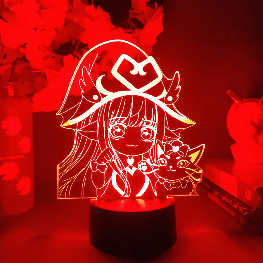 League of Legends The Fae Sorceress Game 3D Night Light for Kids Bedside Decoration Birthday Gift Kawaii LOL Lulu LED Table Lamp