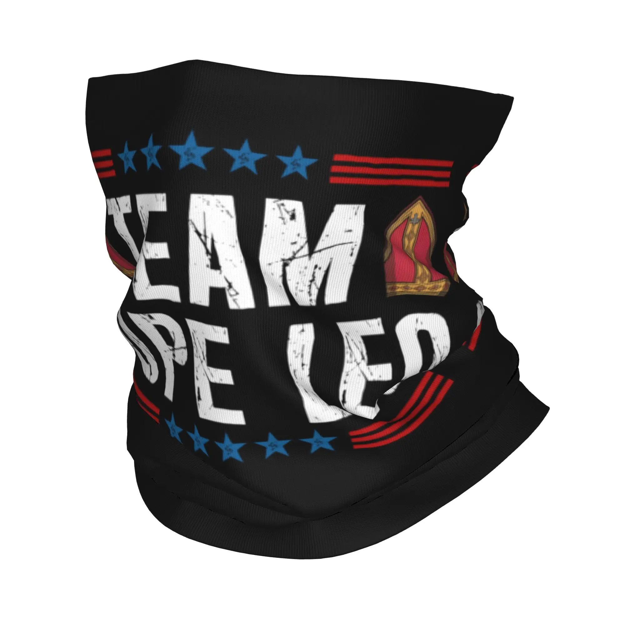 

Team Pope Leo XIV Bandana Neck Cover Balaclavas Mask Scarf Print Cardinal Robert Prevost Headwear Multifunctional Cycling Adult