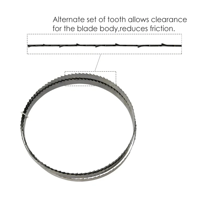 Serra de fita de madeira para ferramentas de madeira, Acessórios para Fox Charnwood e Eletrônicos, Lâmina de serra de fita 1400mm, 1400x6.35x0.35mm,