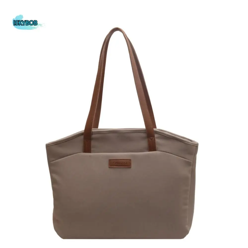 

Portable Large Capacity Tote Bag Hand Carry Leisure Style Shoulder Bag Waterproof Durable Shopping Bag Outdoor