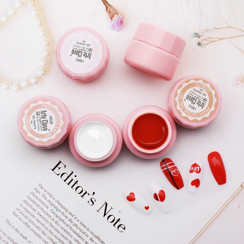 アルテクラボ ペイントジェル 72色 5ml プロ用ネイルペイント カラージェルポリッシュ ネイルアート UVジェル ラッカー ジェル トップコート マニキュア