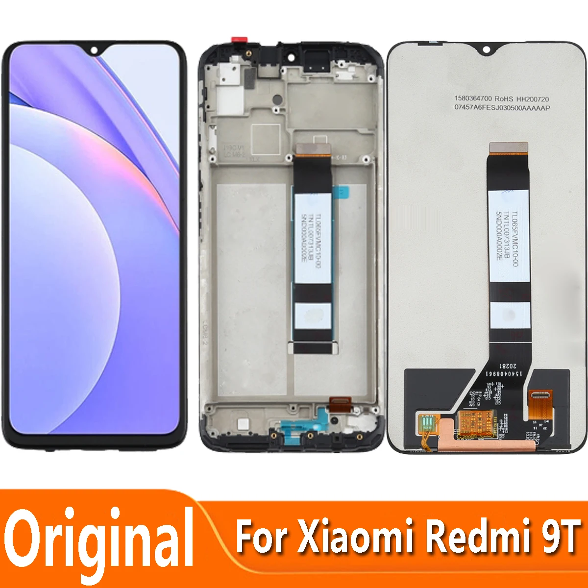 

For Xiaomi Redmi 9T LCD Display Touch Screen Replacement Digitizer Assembly J19S M2010J19SG M2010J19SY LCD