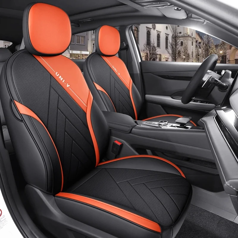 

Car Seat Cover Specific Customize for 2022 Changan UNI-V UNIV Full Covered with Front and Rear Full Set Artificial Leather