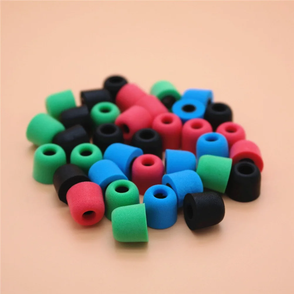 

4Pcs Earphone Earbuds Tips Memory Material Replacement Noise Reducing Soft Comfortable Secure Fit for Workouts Noise Cancelling