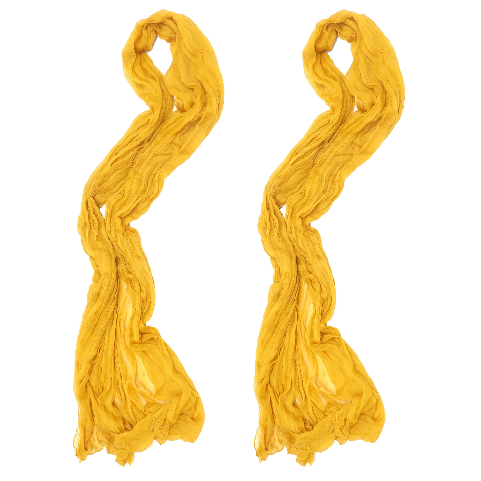 

2Pcs Boho Style Table Runner Foldable Polyester Decorative Table Cloth for Wedding Party Rustic Dining Kitchen Decor