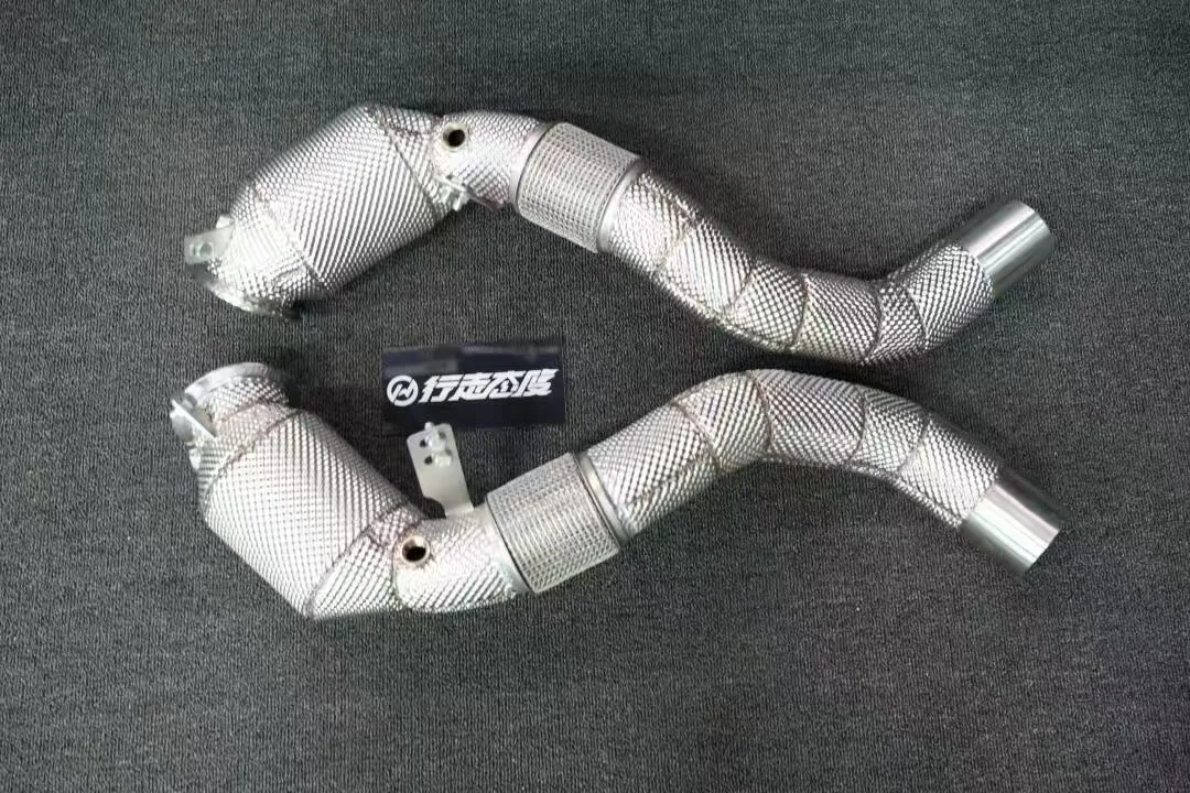 ACE Bestseller Auspuff-Downpipe für BMW S63 X5M F85 X6M F86 4.4T Hochleistungs-SUS304-Auspuffkrümmer mit Hitzeschutz – Detail 15