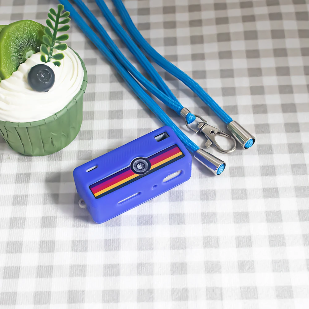 

Silicone Protective Case for KODAK Charmera Keychain Digital Camera Box, Protective Sleeve with Lanyard