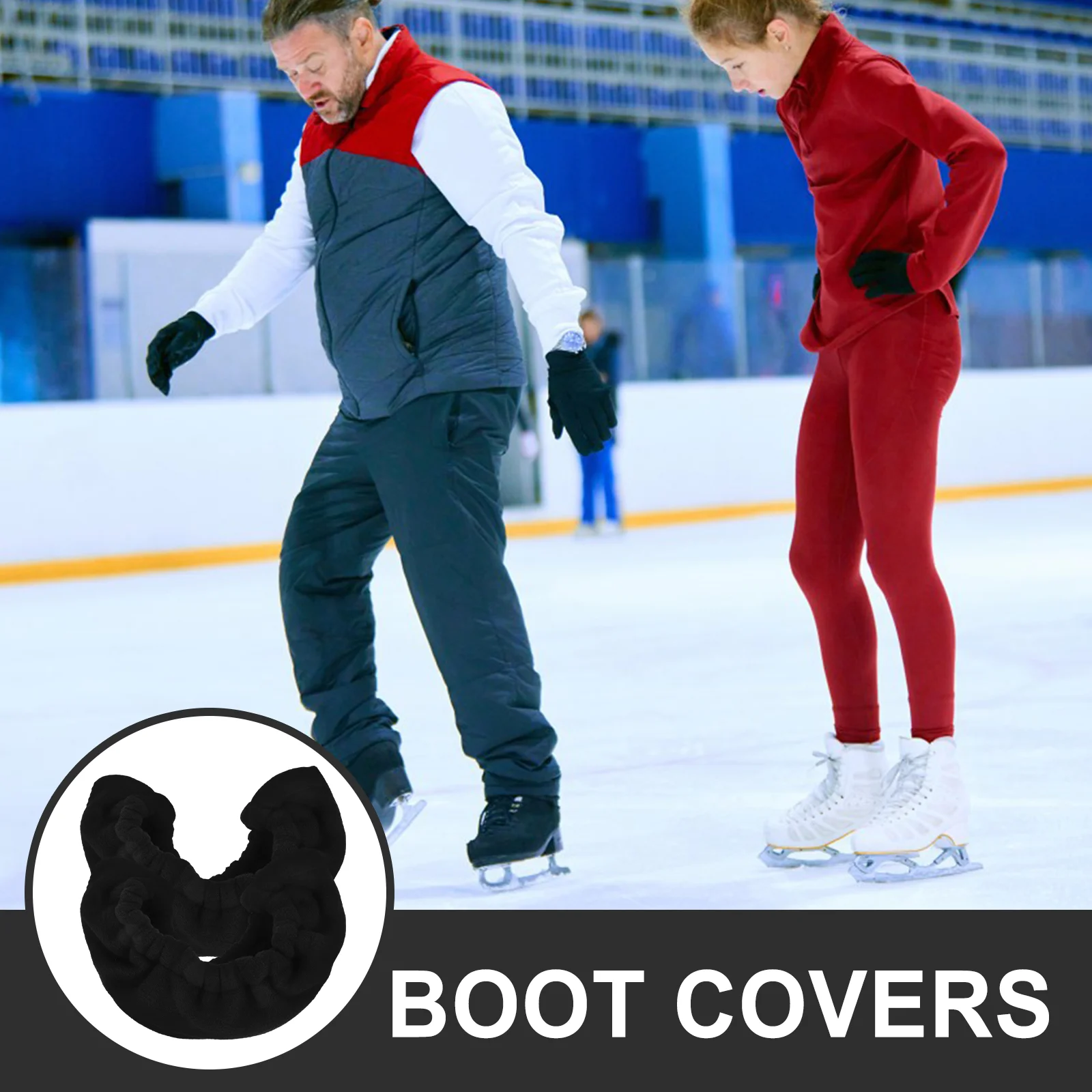 Cubierta para patines, protección de cuchillas, bolsa de Hockey, cubiertas para cuchillas de hielo, bolsa deslizante para piernas, Protector para
