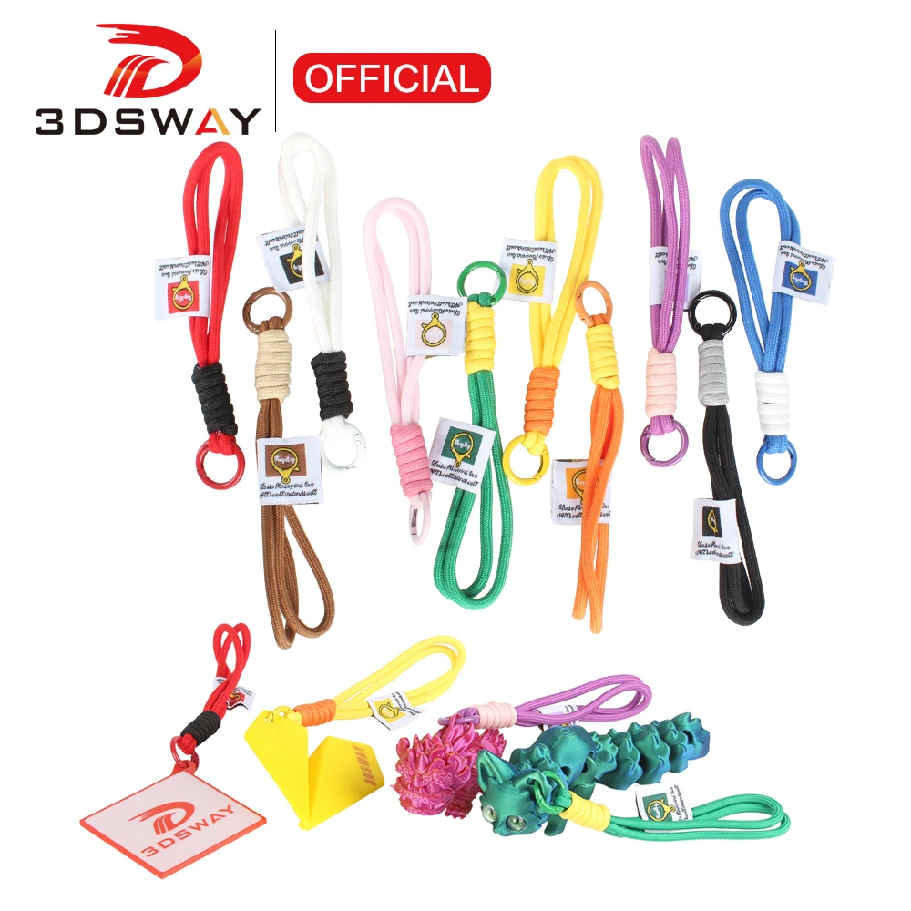 For 3D printer Bambu Labs pendant decorative model lanyard decoration creator treasure trove toys DIY Split Ring Keychain
