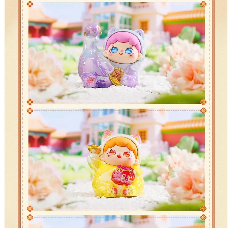 Adorable Desktop Cat Toy Trendy Blind Box Student Plaything Attracting Wealth And Good Luck Cat Cute Feline Figurine Blind Box