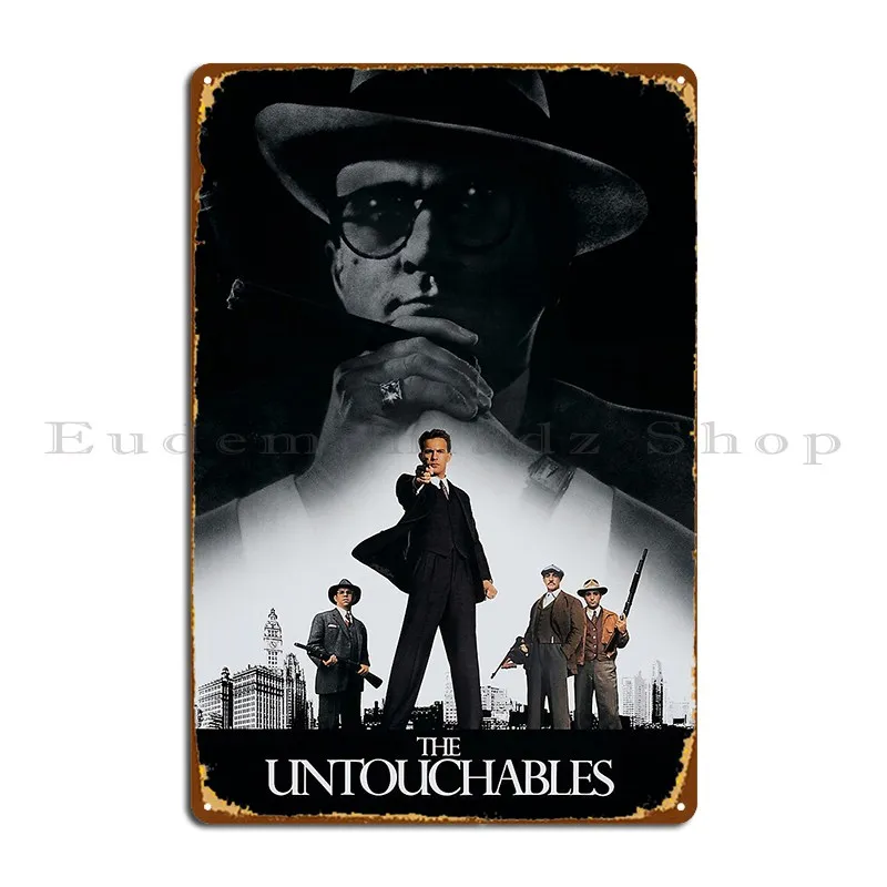 The Untochables 1987 Metal Signs Rusty Wall Cave Bar Cinema Custom Tin Sign Poster