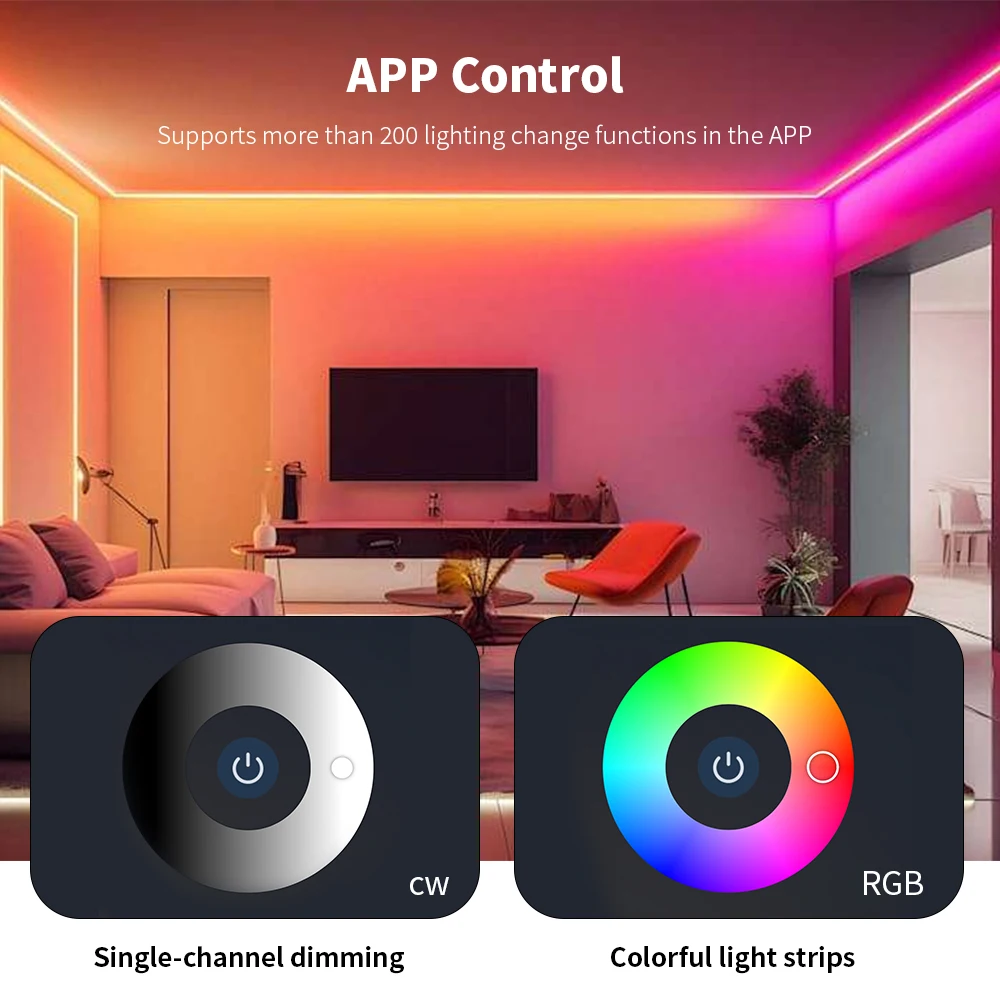 Bluetooth Music SPI RGBIC LED Driver Controller Max Control 1000Pixels For WS2812B WS2812 WS2811 WS2813 WS2815 RGB LED Strip - Image 4