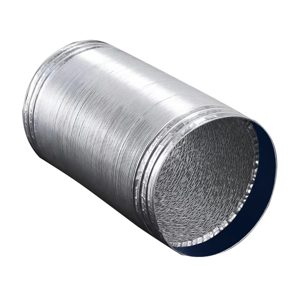 Aluminum Foil Pipe Ventilation Duct 100mm Diameter Aluminum Foil+steel Wire Flexible Duct Ventilation Practical