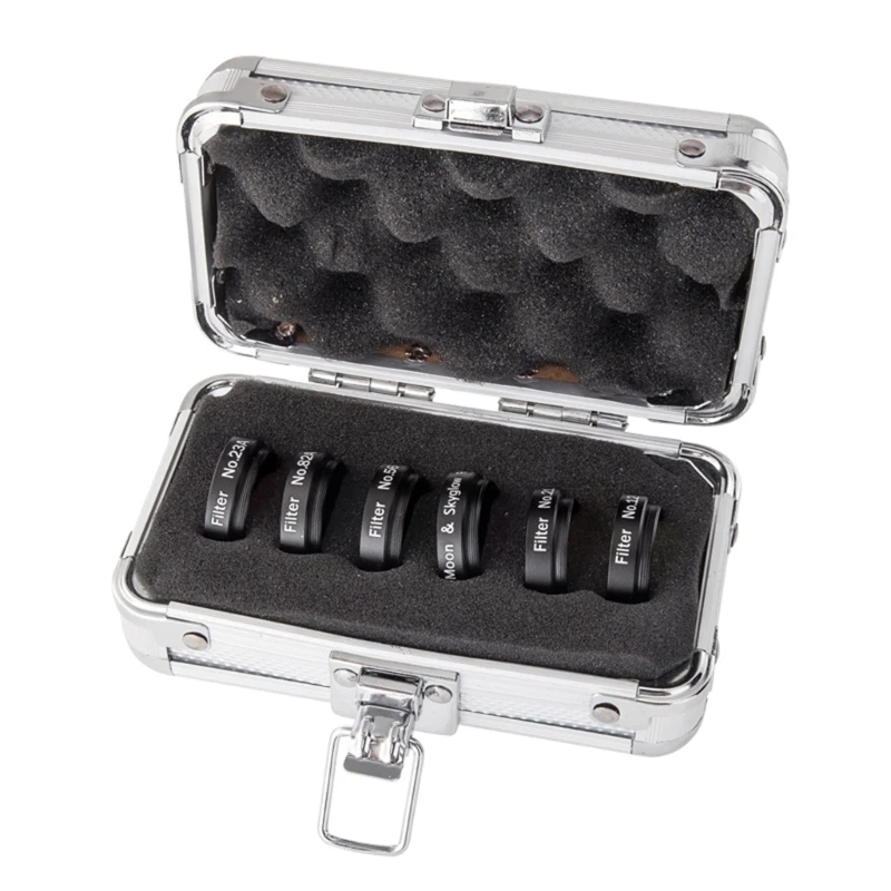 

6 Color Filters 1.25inch Filter Set Durable for Moon & NebulaViews 85AC
