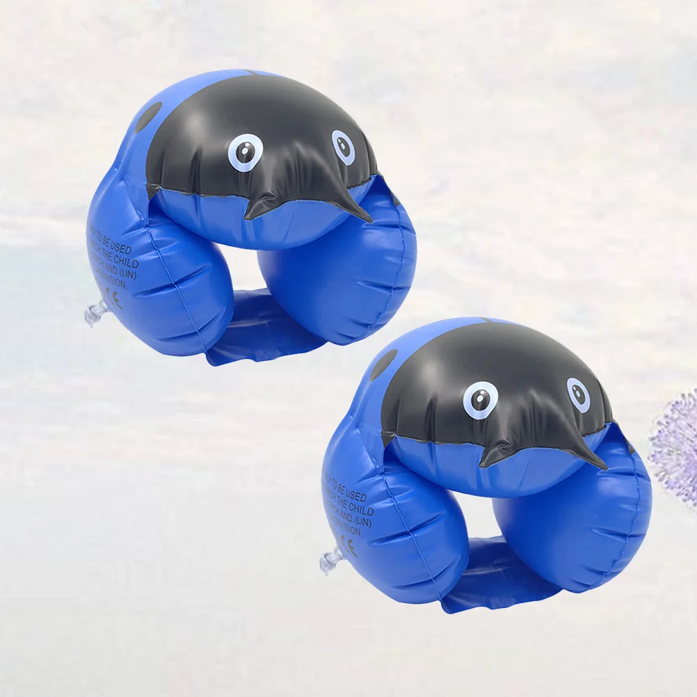 Anneau de natation pour enfants, 2 pièces, Double Airbag épais, conception coccinelle, brassards d'eau gonflables pour piscine, aide à la natation, manches flottantes