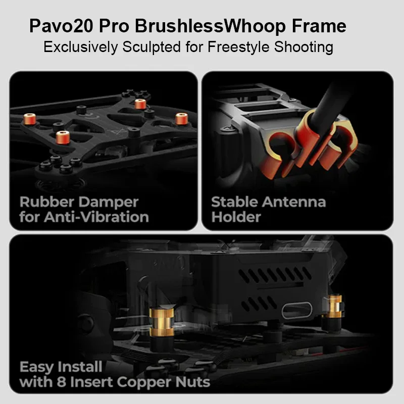 BETAFPV Pavo20 Pro بدون فرش Whoop FPV Quadcopter