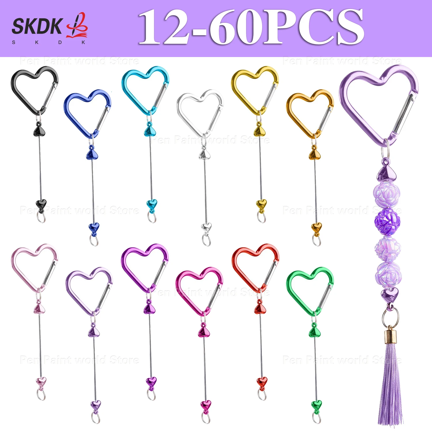 kit-de-chaveiro-de-coracao-com-micangas-diy-de-12-a-60-unidades-com-clipe-de-mosquetao-–-artesanato-divertido-com-micangas-para-criancas-amuletos-de-mochila-e-lembrancinhas-de-festa