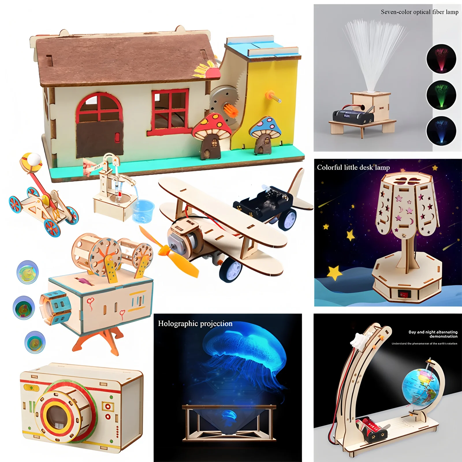 Children's science and education experimental models, children's DIY handmade assembly toys, children's DIY gifts