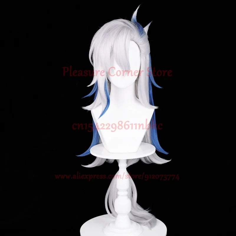 Neuvillette Cosplay Wig SSS Grade Quality Heat Resistant Wigs Game Genshin impact Neuvillette Wig Cosplay Prop