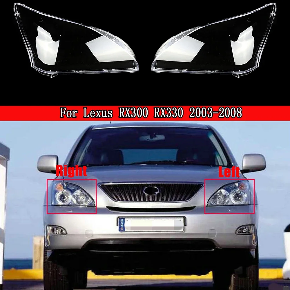 

Линза фары для Lexus RX300 RX330 2003 ~ 2008 Прозрачный стеклянный корпус фары Абажур Крышка фары Крышка лампы