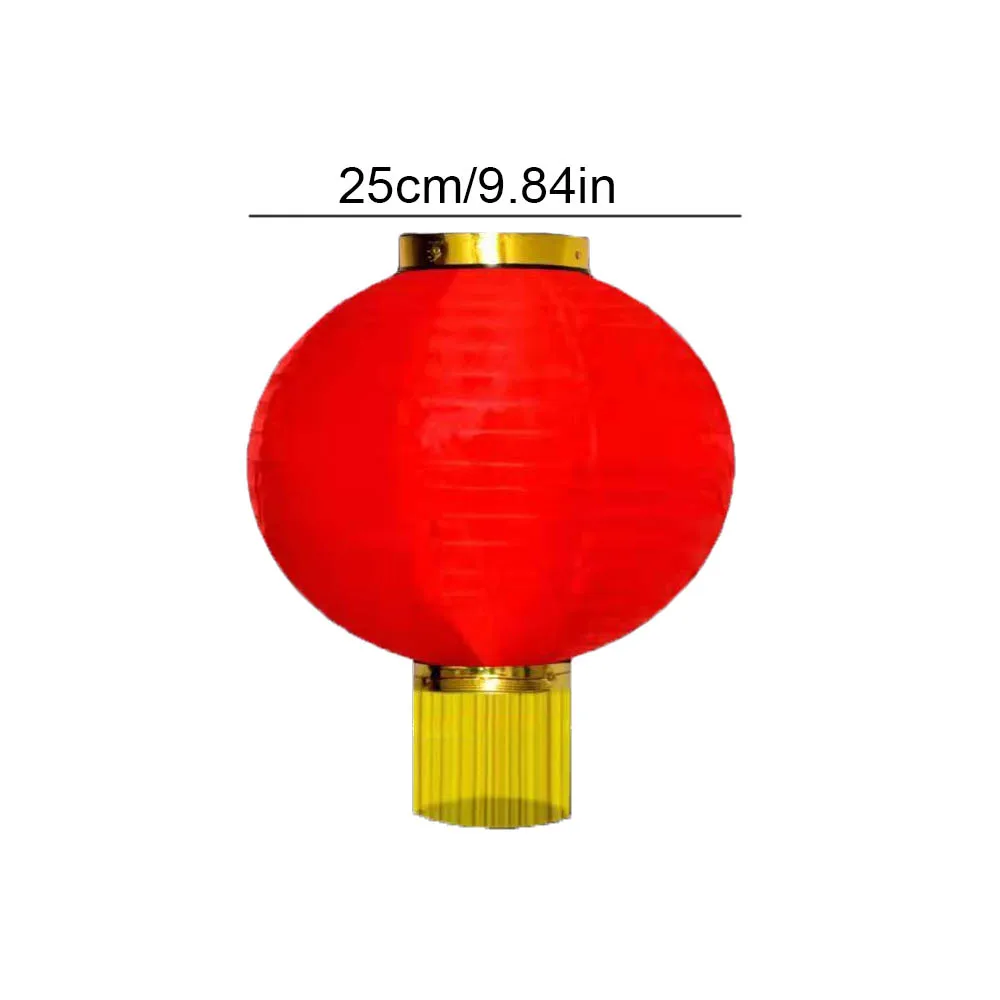 4PC Folding Small Round Lantern Red Chinese Lantern Festival Hanging Ornament Traditional Lantern Indoor Outdoor Party DIY Decor