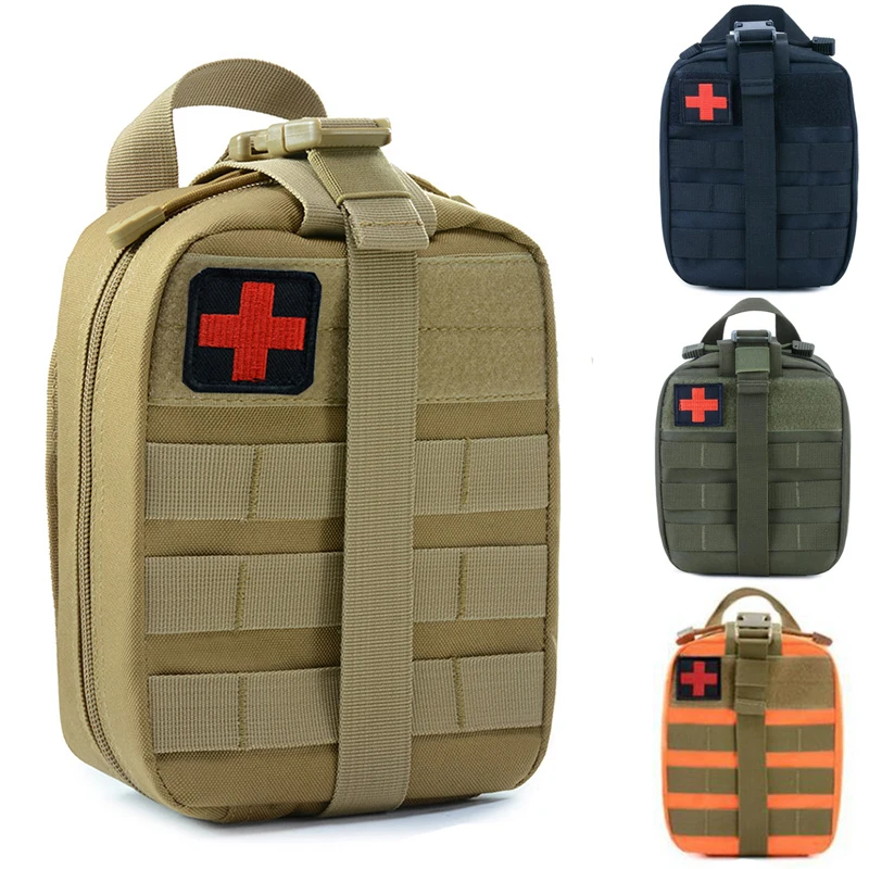 EDC Bag Tactical Molle Medical IFAK Pouch EMT Emergency Rip-Away Survival Utility Car First Aid Bag Gadget Waist Bag Accessories