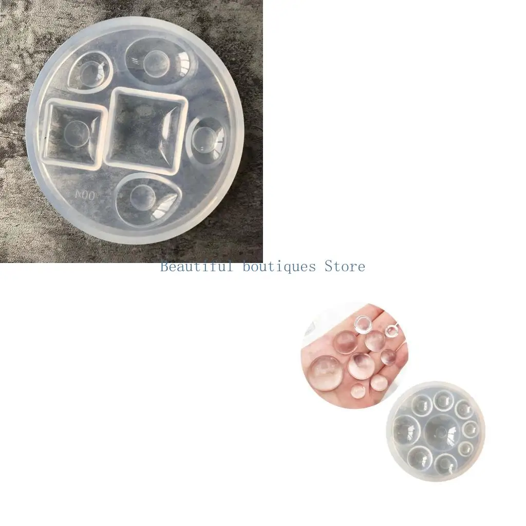 U4LF Practical Craft Mold Pendant Molds Handmade Supplies Ornament Moulds Silicone Texture for Clay Wax and Resin Crafting