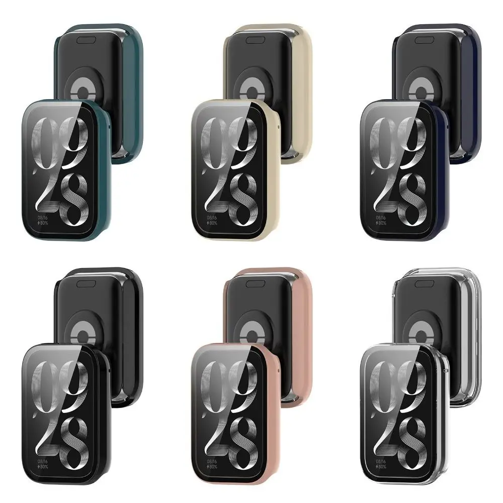 Accessories PC+Tempered Protective Case Full Cover Anti-Scratch Screen Protector Cover Shell for Xiaomi Band 9 Pro