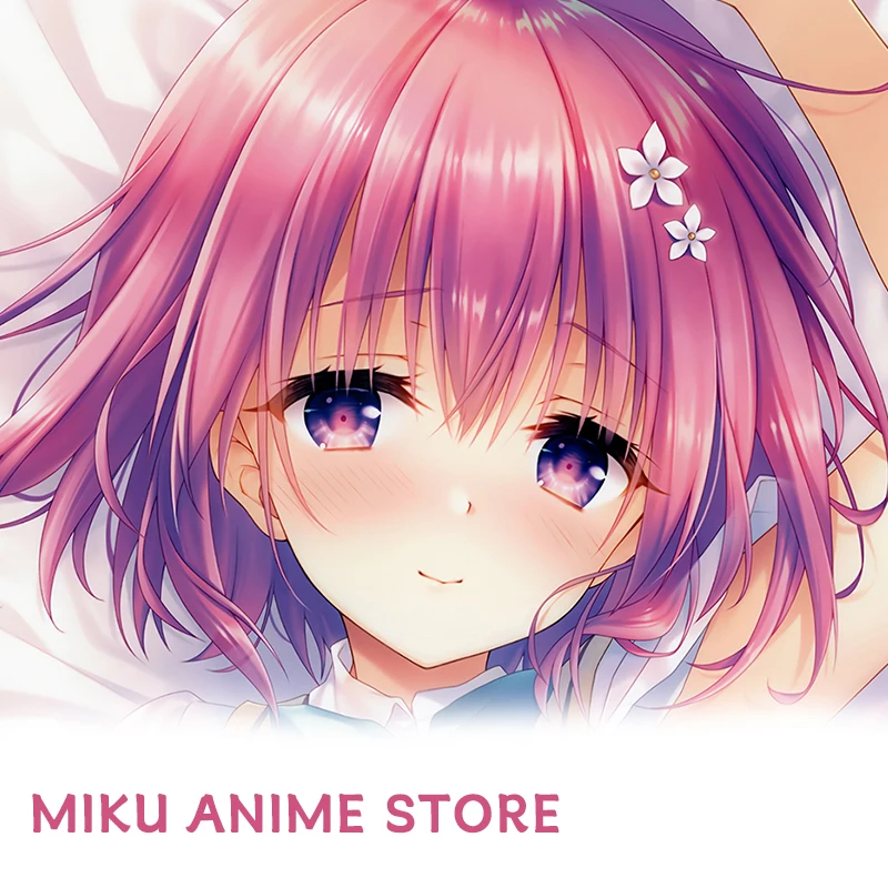 Dakimakura Cover Anime To Love Ru Momo Velia Deviluke Double-Sided Print Pillowcase Life-Size 2way Body Pillow