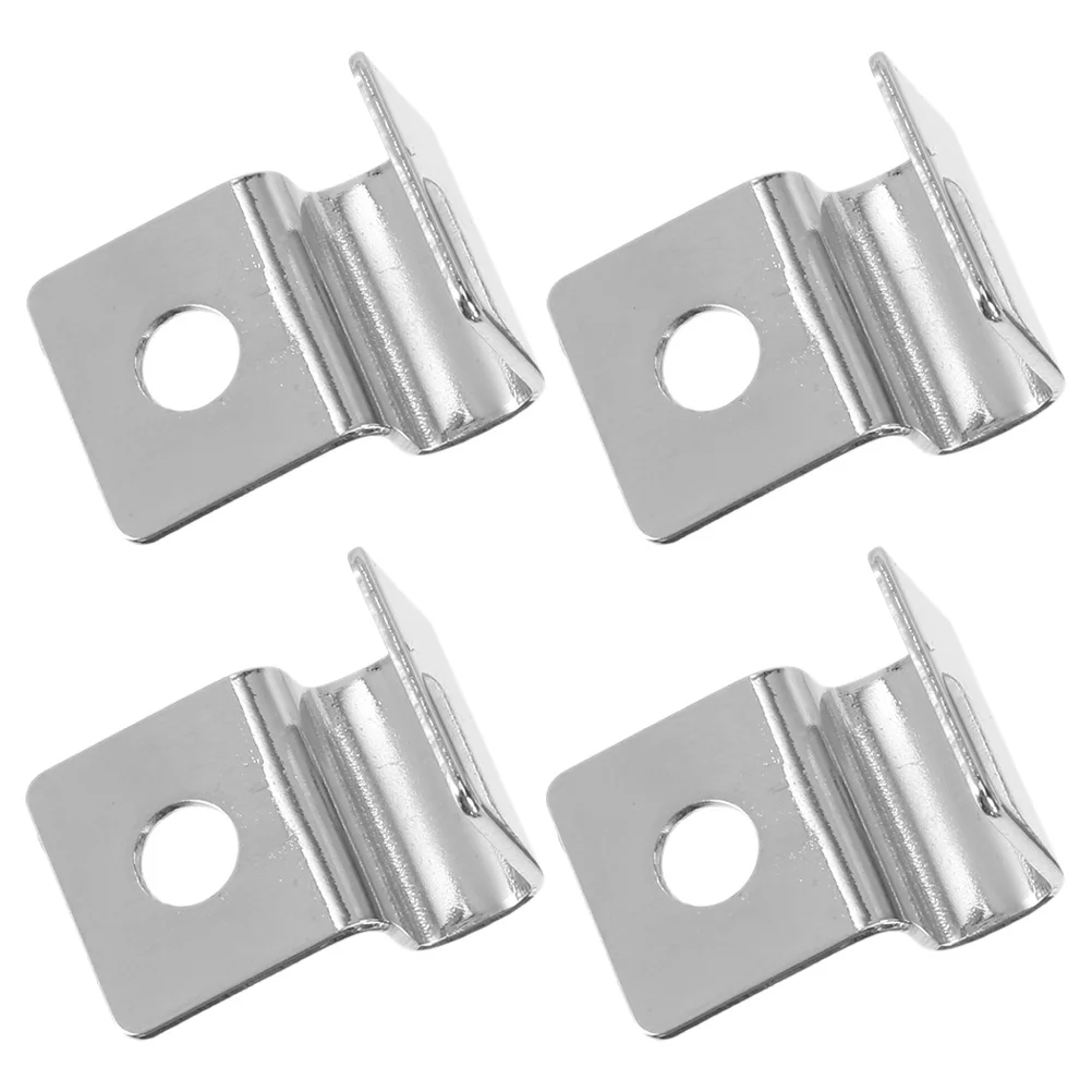 

4 Pcs Aquarium Lid Holder Cover Support Clamps Stainless Steel Retainer Brackets
