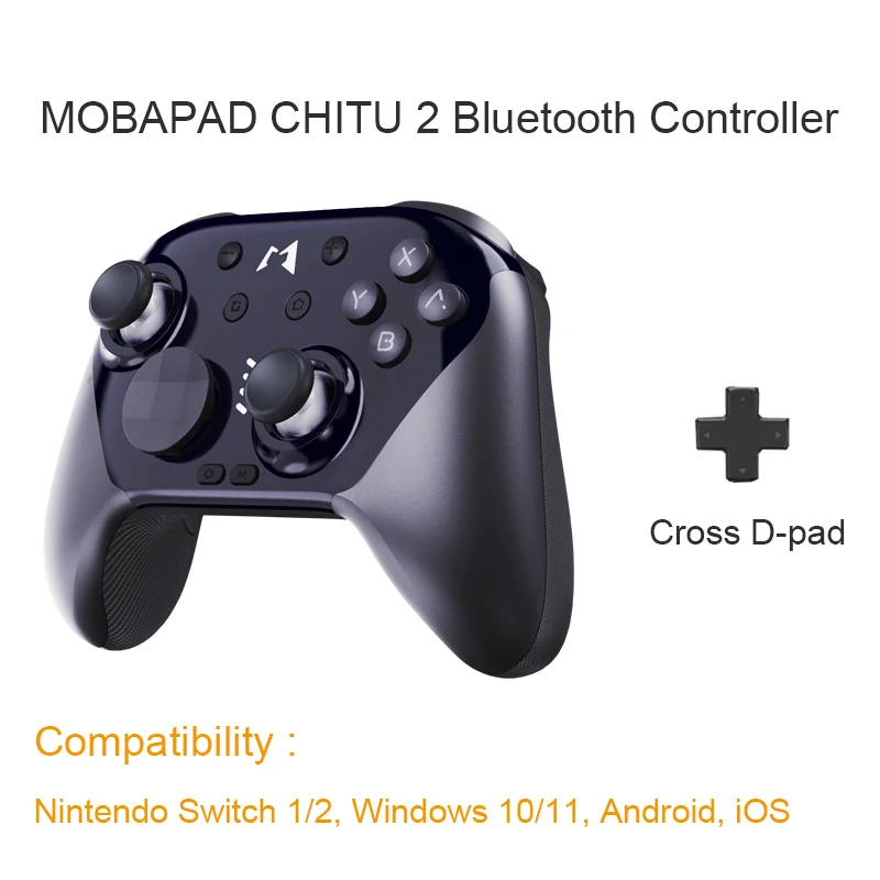 MOBAPAD CHITU 2 HD mechanische gamecontroller voor Nintendo Switch 1/2, PC, Android, iOS met TMR Glide Sticks Gamepad - afbeelding 1