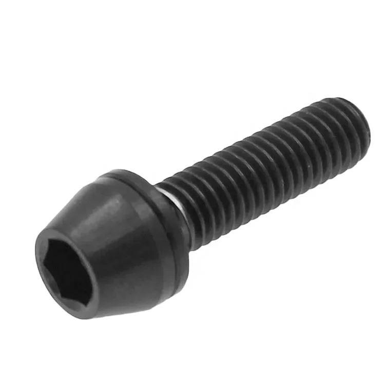 

Titanium Alloy Titanium Tapered Head Screw With Washer For Mountain Bike