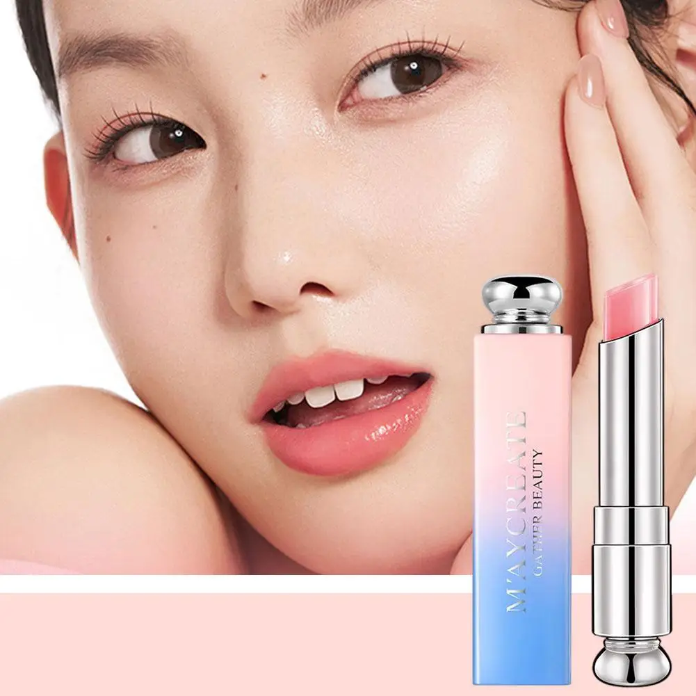 Temperature Color Change Gradient Lip Balm Nourishing Repair Non-Greasy Long Lasting Glossy Lipstick For Women & Unisex