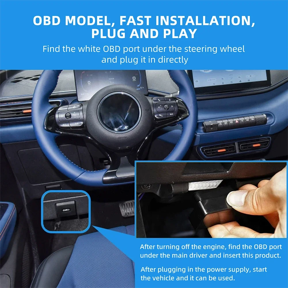 For BYD Seagull Dolphin 2023 2024 2025 Car Window Lifter OBD Modified One-Click Automatic Window Lifter Automotive Accessory