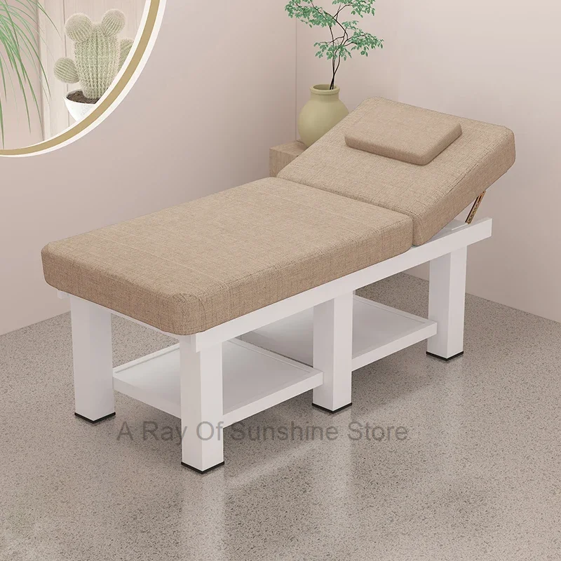 Headboards Salon Facial Bed Mattresses Esthetician Massage Lounger Bed Massage Table Kosmetikliege Massage Furniture MQ50MB