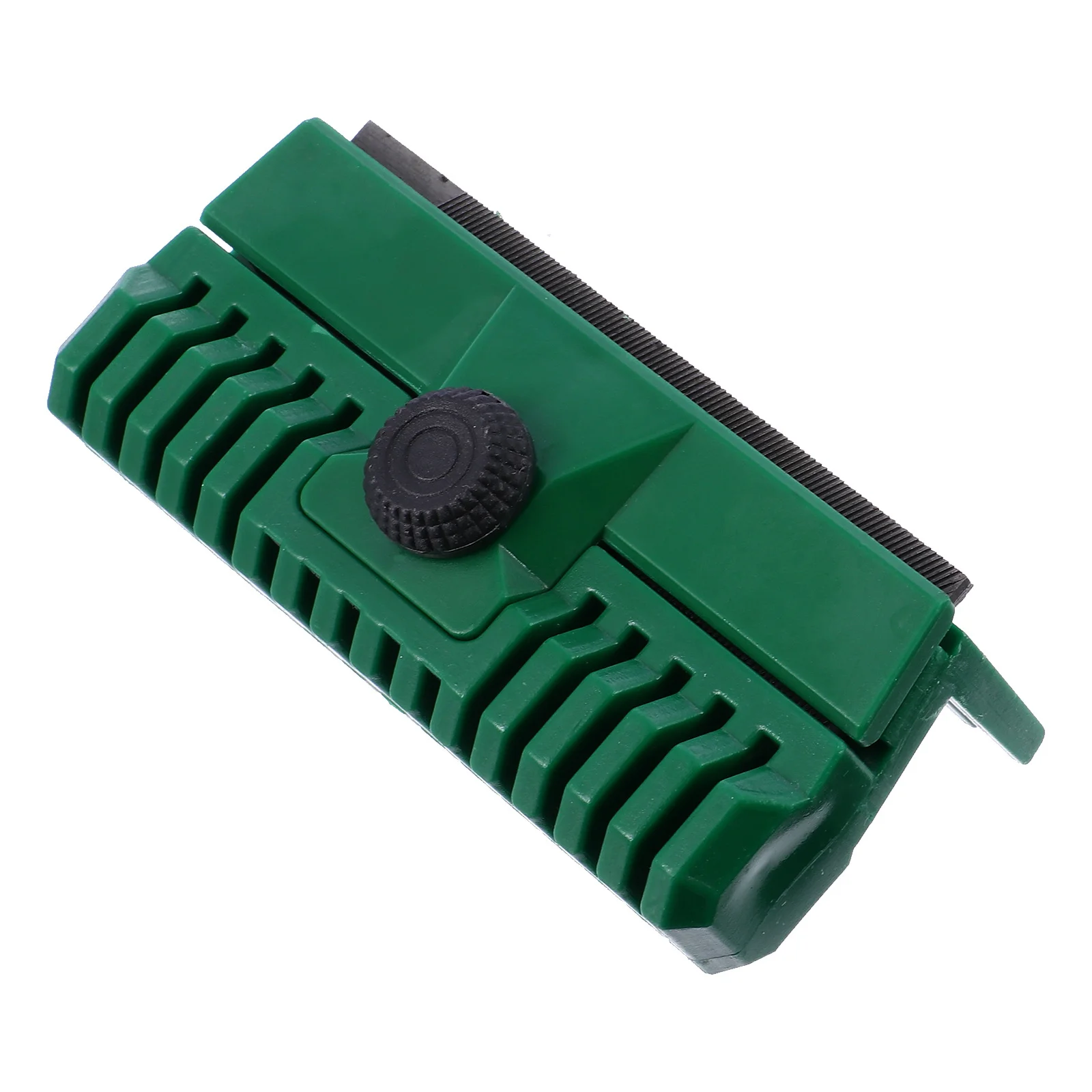 Guía de molienda de plástico de aleación para tocador de archivos, afilador de barra de motosierra para carpintería, herramienta de reparación de barra de motosierra, herramienta de jardín y césped