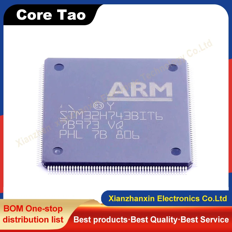 1PCS/LOT  STM32H743BIT6 STM32H743 743BIT6 LQFP208 Microcontroller chips in stock