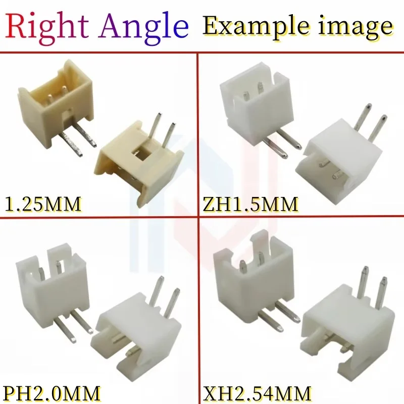 10PCS SH/JST/GH/ZH/PH/XH Pitch 1.0MM 1.25MM 2.0MM 2.54MM Male Pin Header Socket Dip/Right Angle SMD 2/3/4/5/6/6/7/8/9/10/12P Pin
